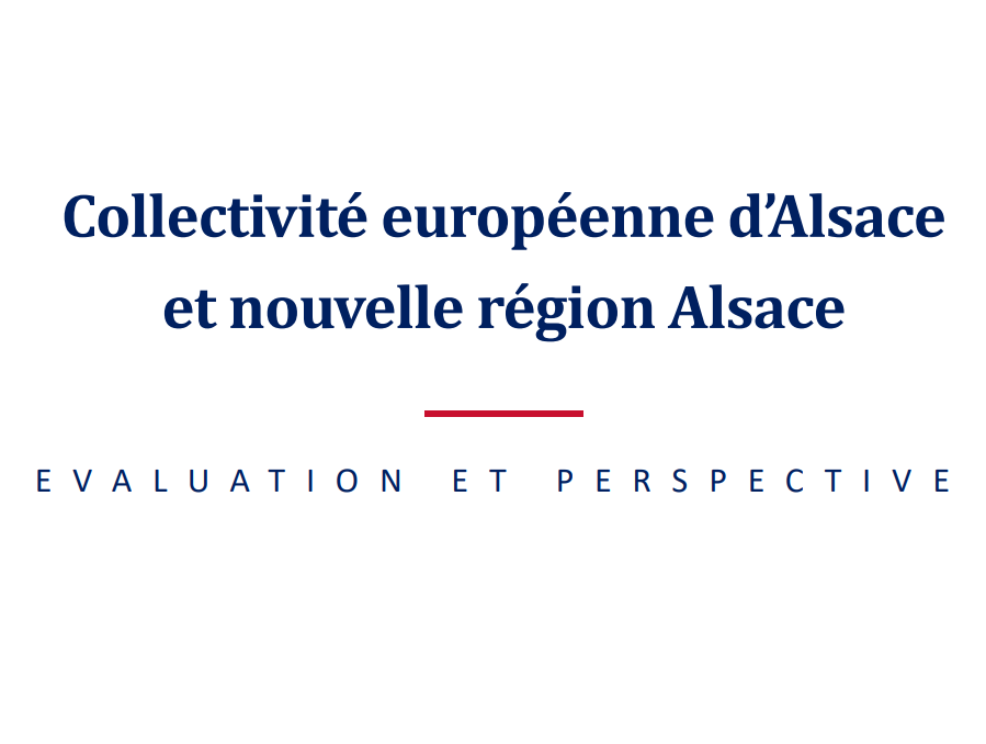 Région Alsace : un rapport met les faits sur la table