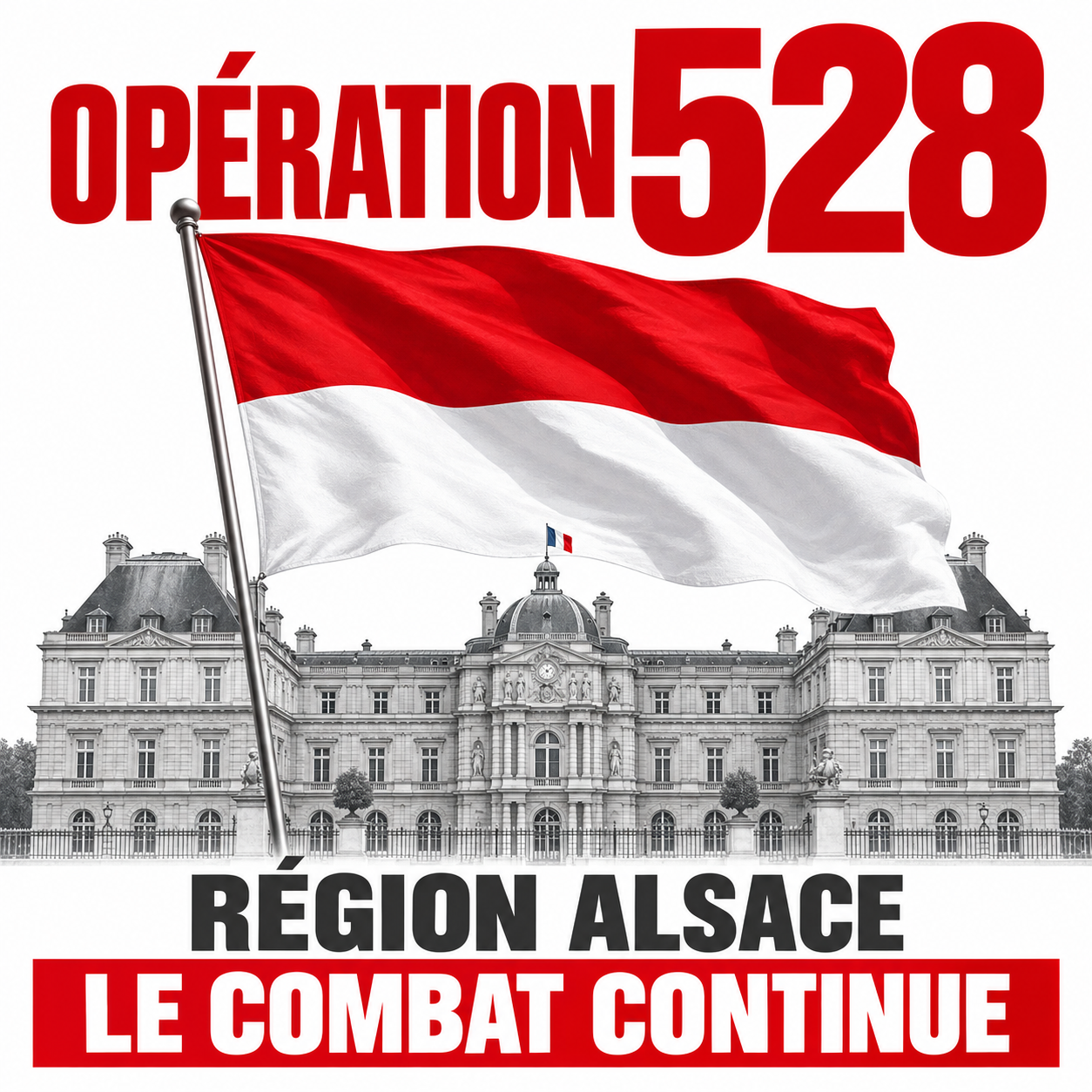 Région Alsace : nous continuons le combat
